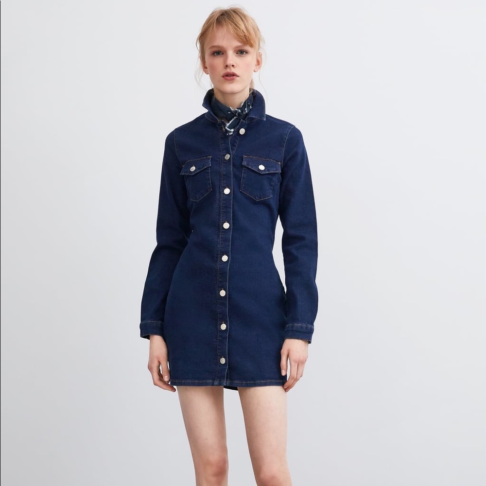 denim dress